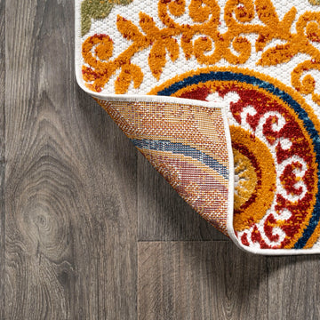 Circus Medallion High-low Indoor/outdoor Area Rug